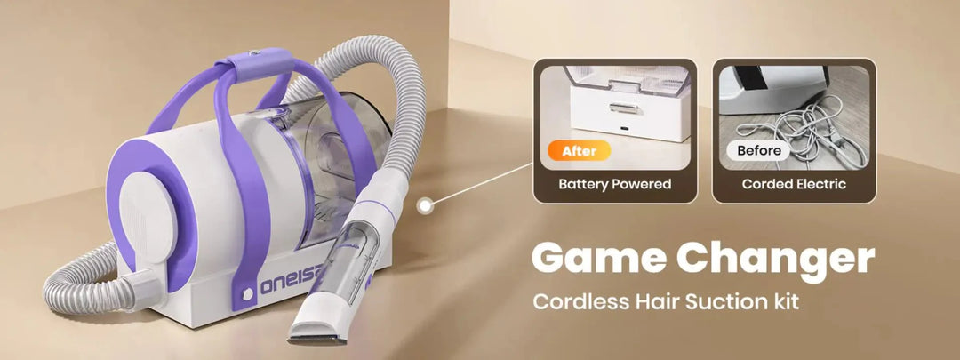 Oneisall Comfy C1 Cordless Smart Pet Grooming Vacuum