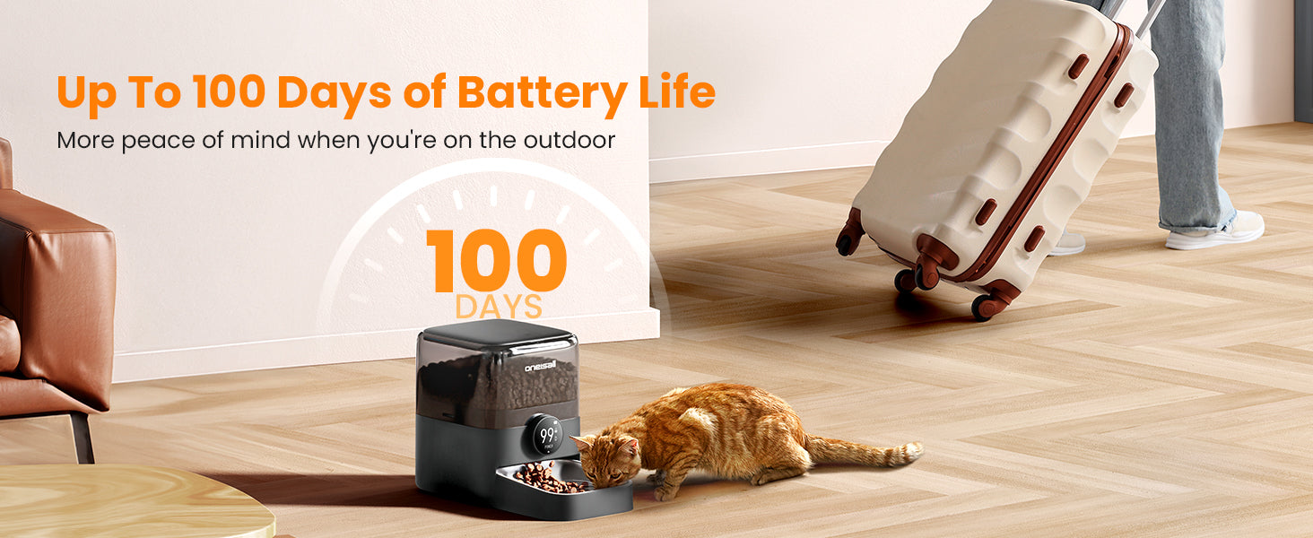 oneisall automatic cat feeder manual