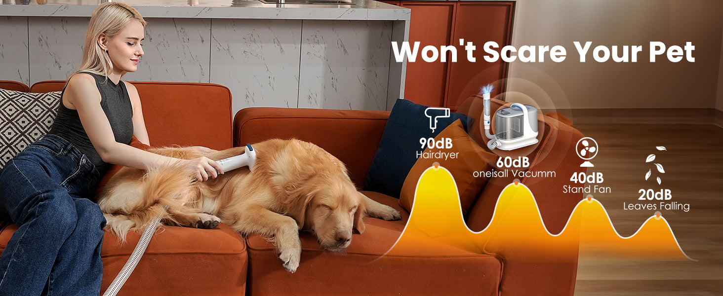 quiet pet grooming vacuum for cats