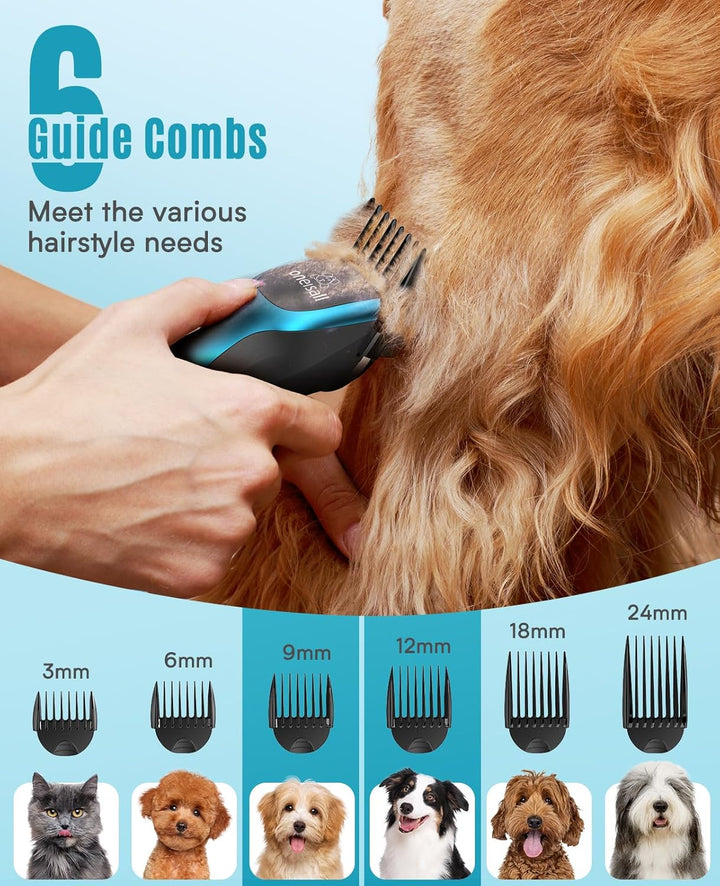 Oneisall DTJ-001 Dog Clipper 6 pcs Guide Comb Replacement