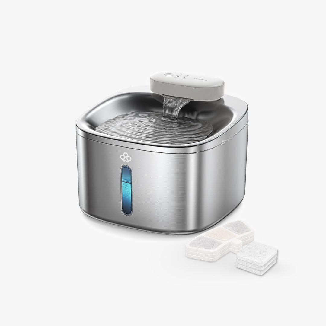 Cordless Smart Pet Water Fountain with 3PCS Filters