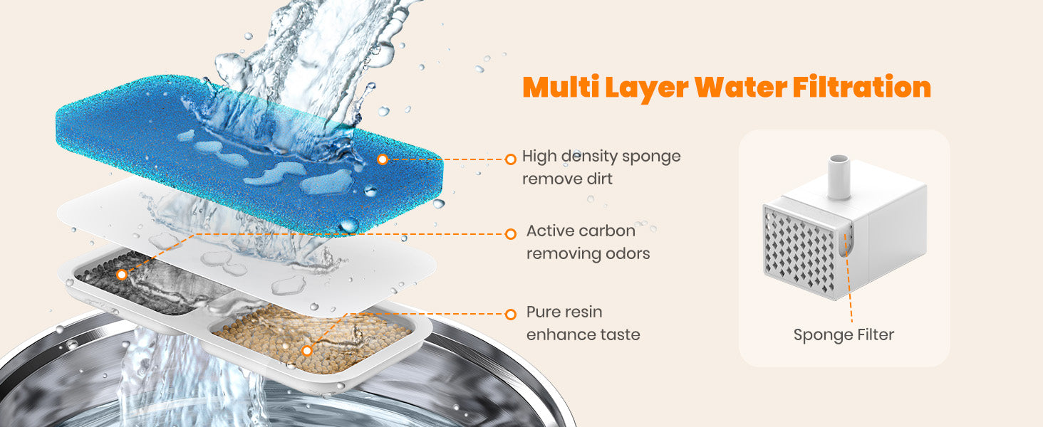 stainless steel water fountain