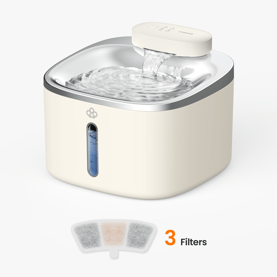 3.5L cat water fountain white