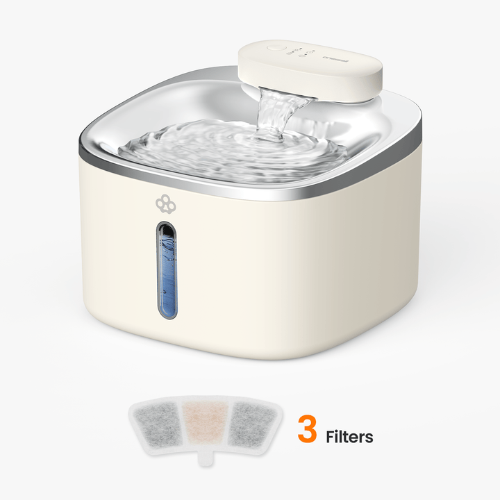 3.5L cat water fountain white