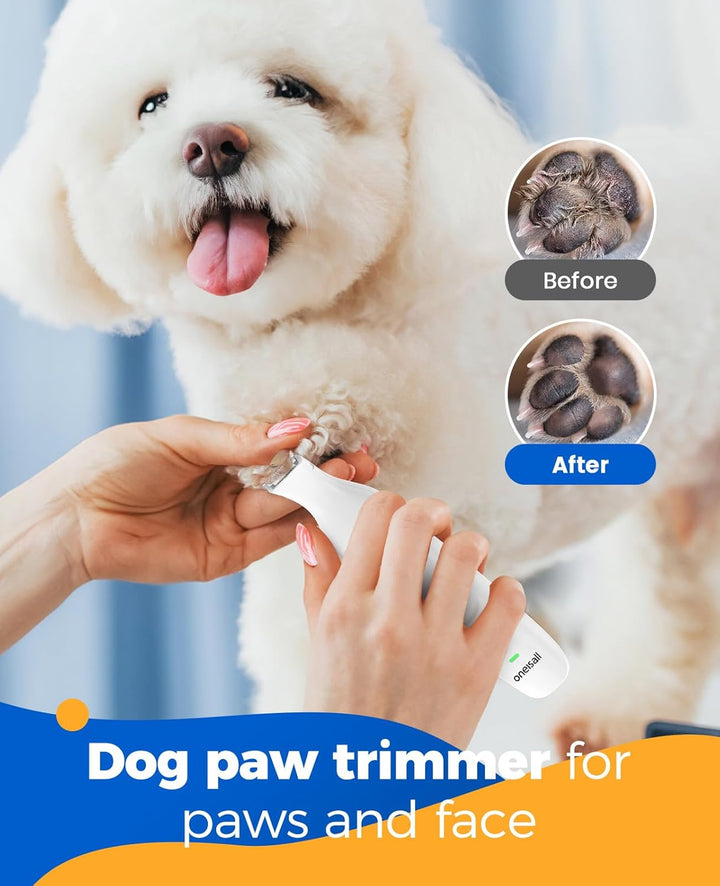 Oneisall N12 4 in 1 Pet Grooming Kit for Paw Trimmer Nail Grinder