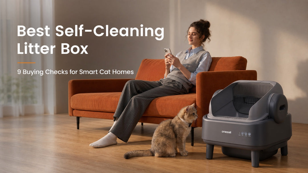 Best self cleaning litter box guide featuring Oneisall Ease S1 Pro