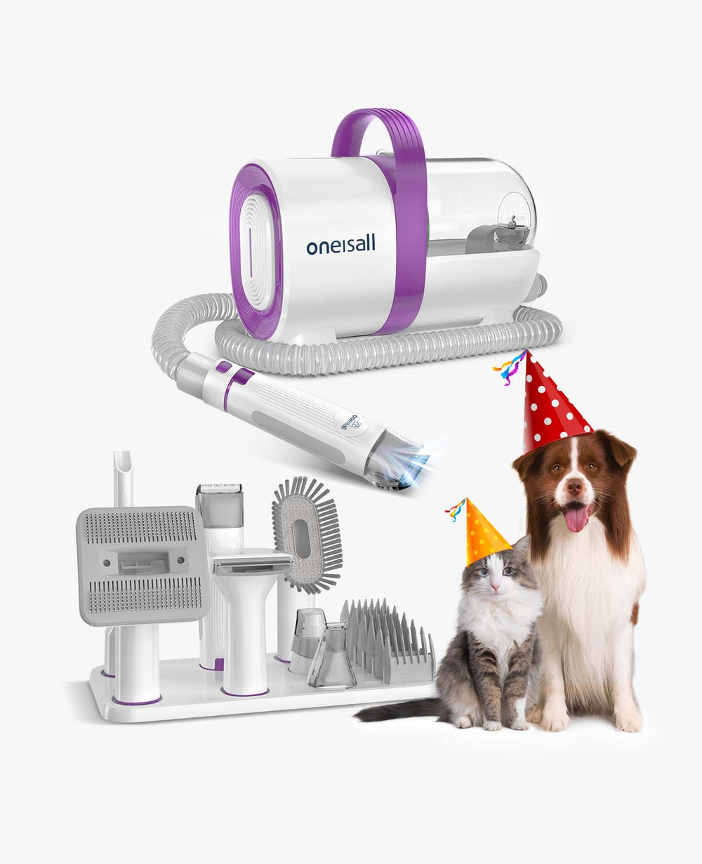 Weasell - brosse pour chien - aspirateur brosse pour chien - kit de  toilettage chien 