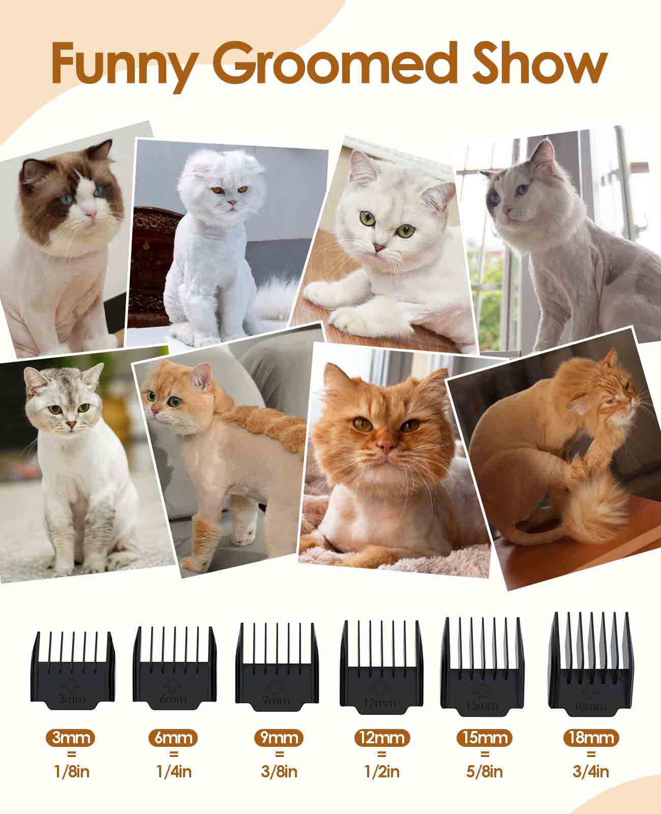 
                  
                    Oneisall Kit per la toelettatura del gatto senza fili -A11
                  
                