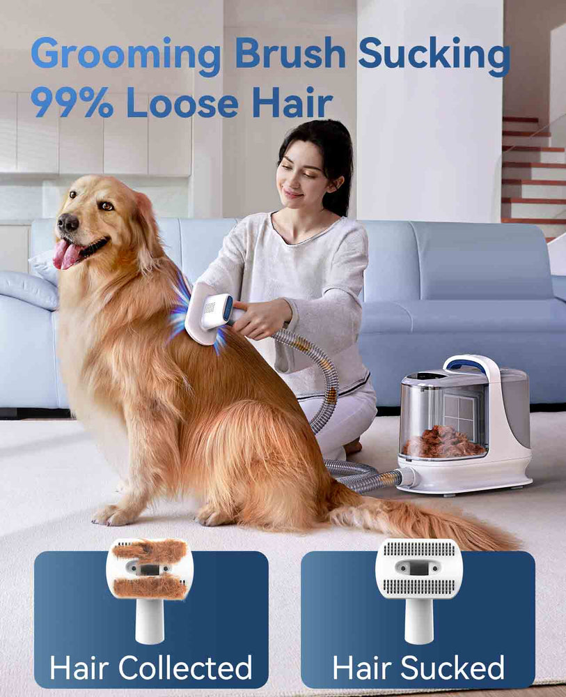 
                  
                    Oneisll Big Dog Hair Aspirateur Toiletteur avec Tondeuse pour Chien pour Animaux de Compagnie à Poils Épais avec Grand Poubelle 3L
                  
                