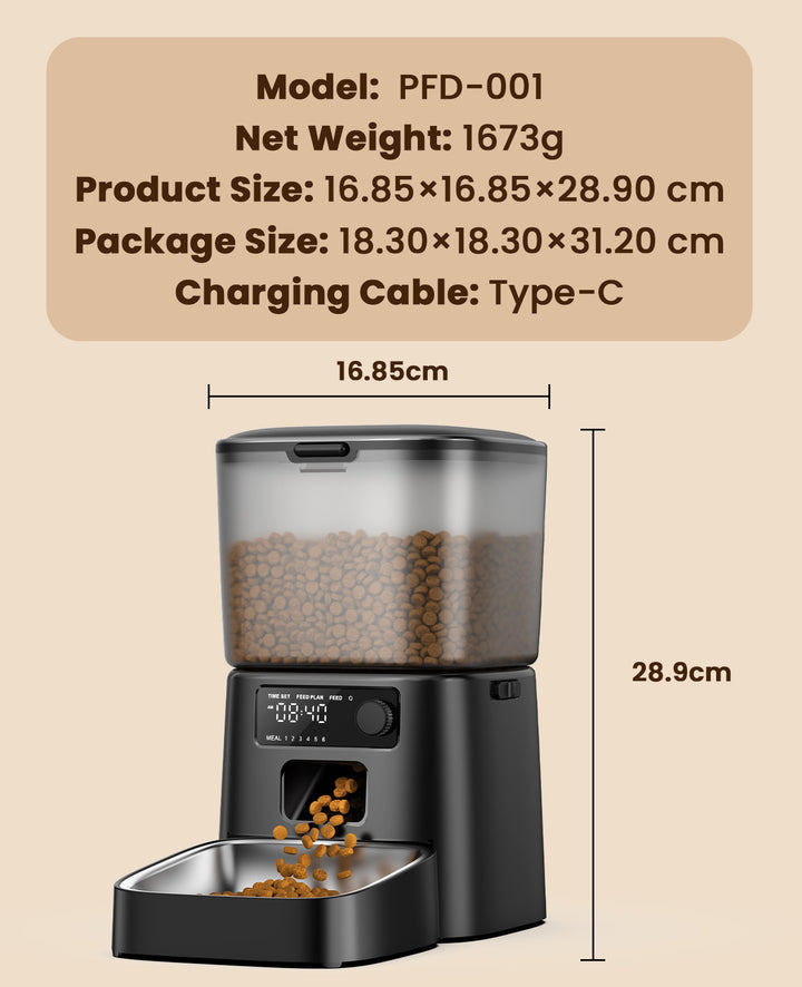 Oneisall 3.5L Automatic Cat Feeder Basic