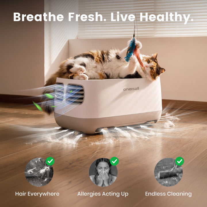 Oneisall 2-in-1 Cat Bed Air Purifier