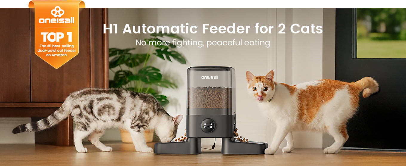 oneisall automatic cat feeder