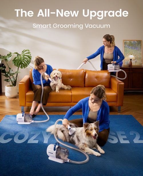 Oneisall Cozy SE2 6-in-1 Dog Grooming Vacuum Kit