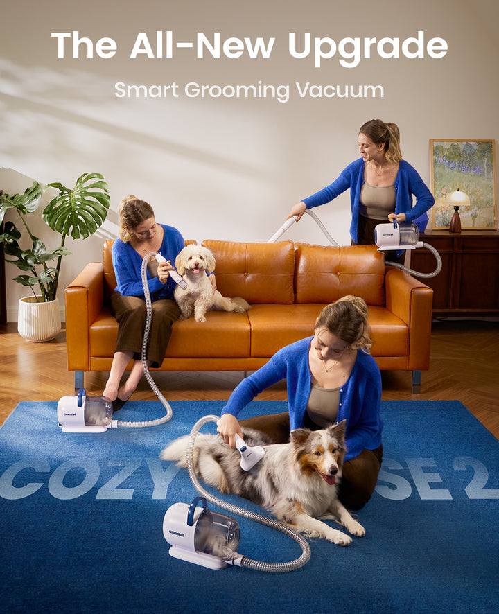 Oneisall Cozy SE2 6-in-1 Dog Grooming Vacuum Kit