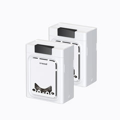 Oneisall Air Purifiers for Home Pets with Double-Sided Inlet, 2-Pack Set