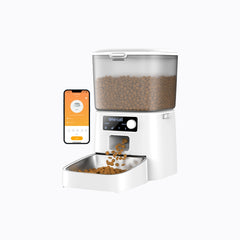 Oneisall 3.5L Automatic Cat Feeder with APP Control & 2.4G Wi-Fi