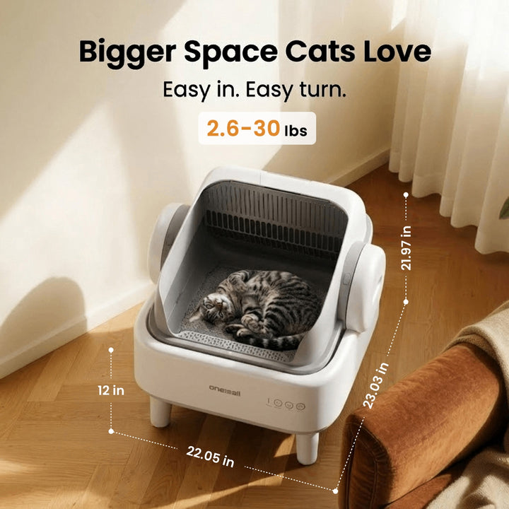 Cat Litter Box White