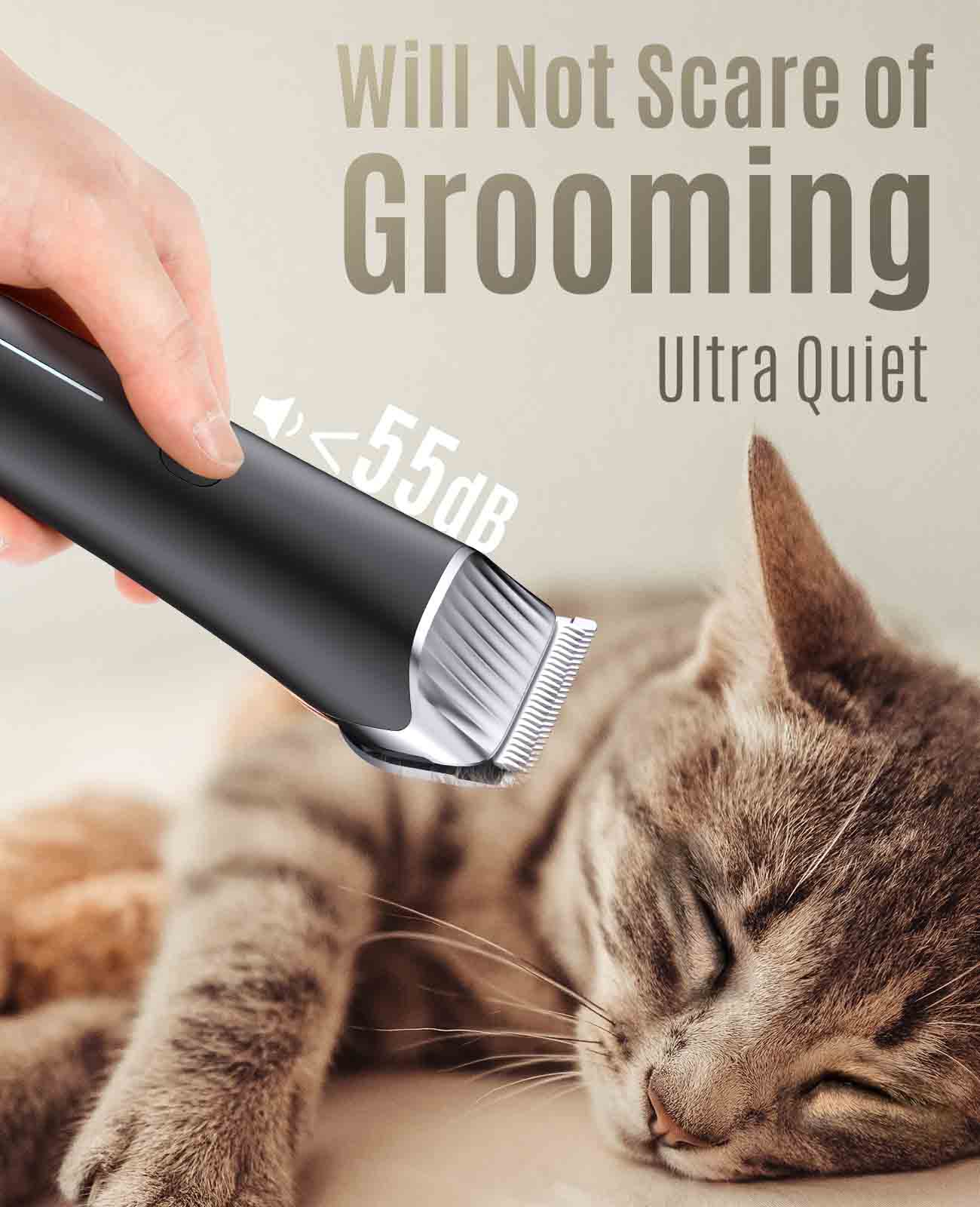
                  
                    Oneisall Cat Clippers,低ノイズ猫グルーミングクリッパーズマットロングHair-RK-034用
                  
                