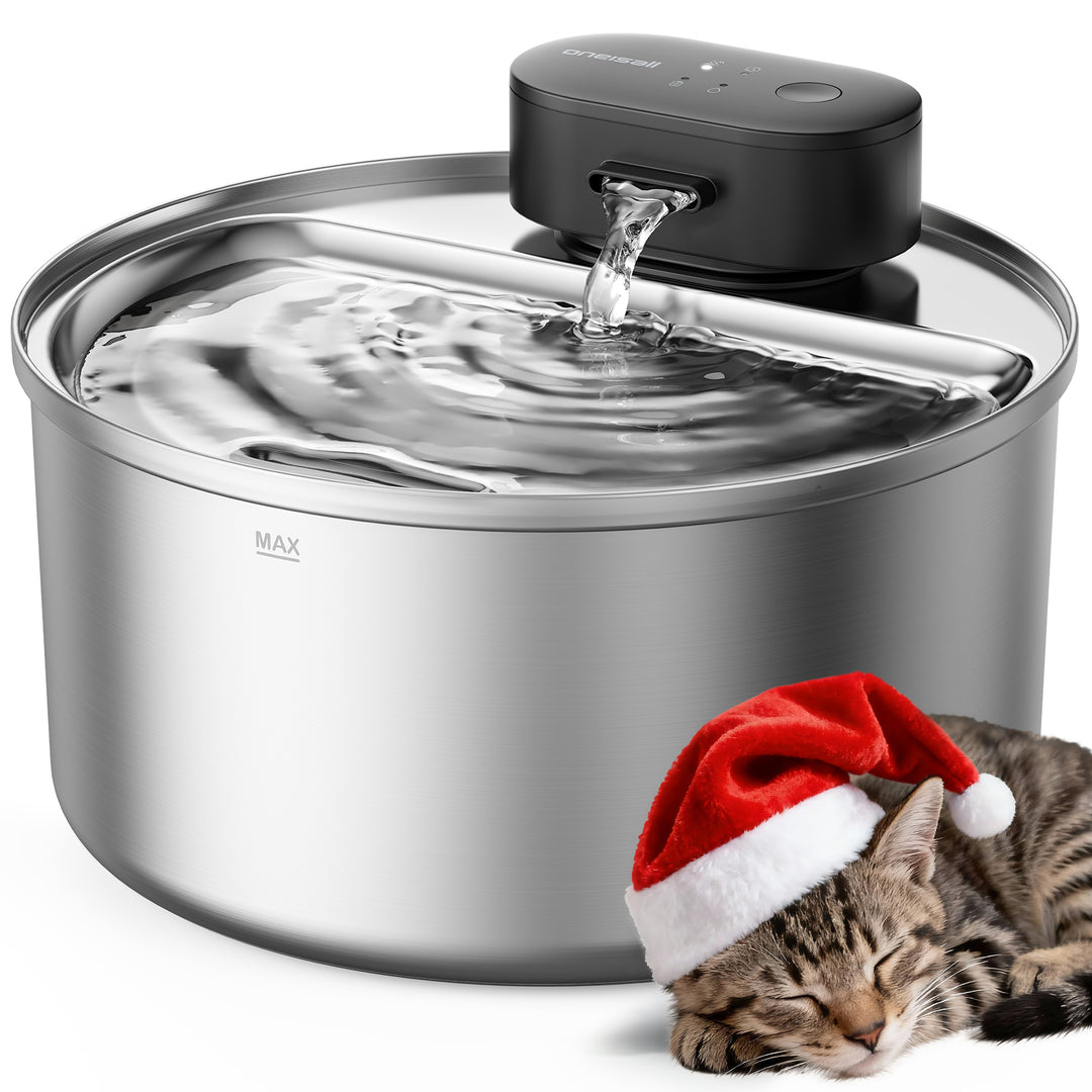 Oneisall 3.2L Cordless Cat Water Fountain