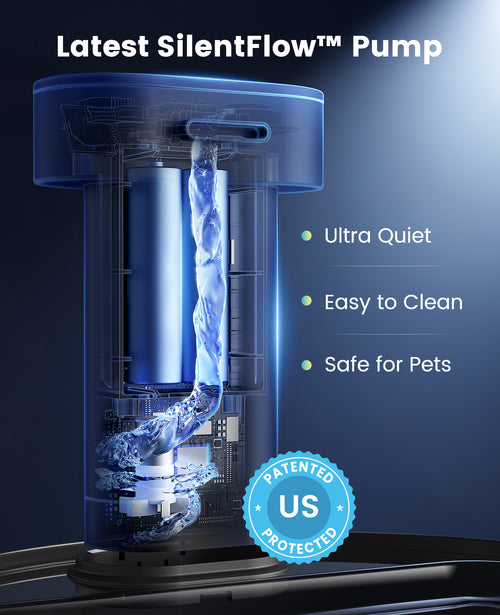 Oneisall 3.2L Cordless Cat Water Fountain