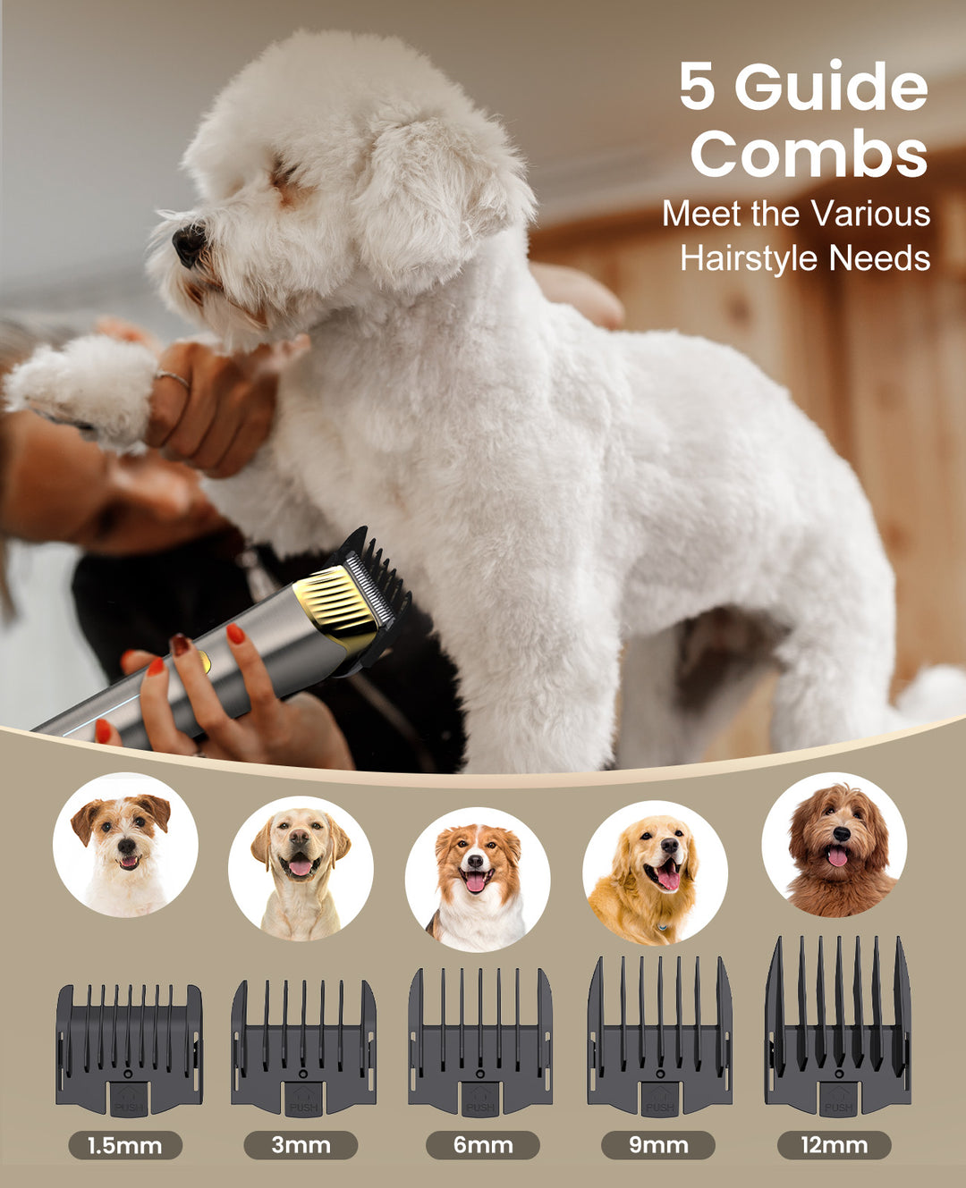 5 guide combs