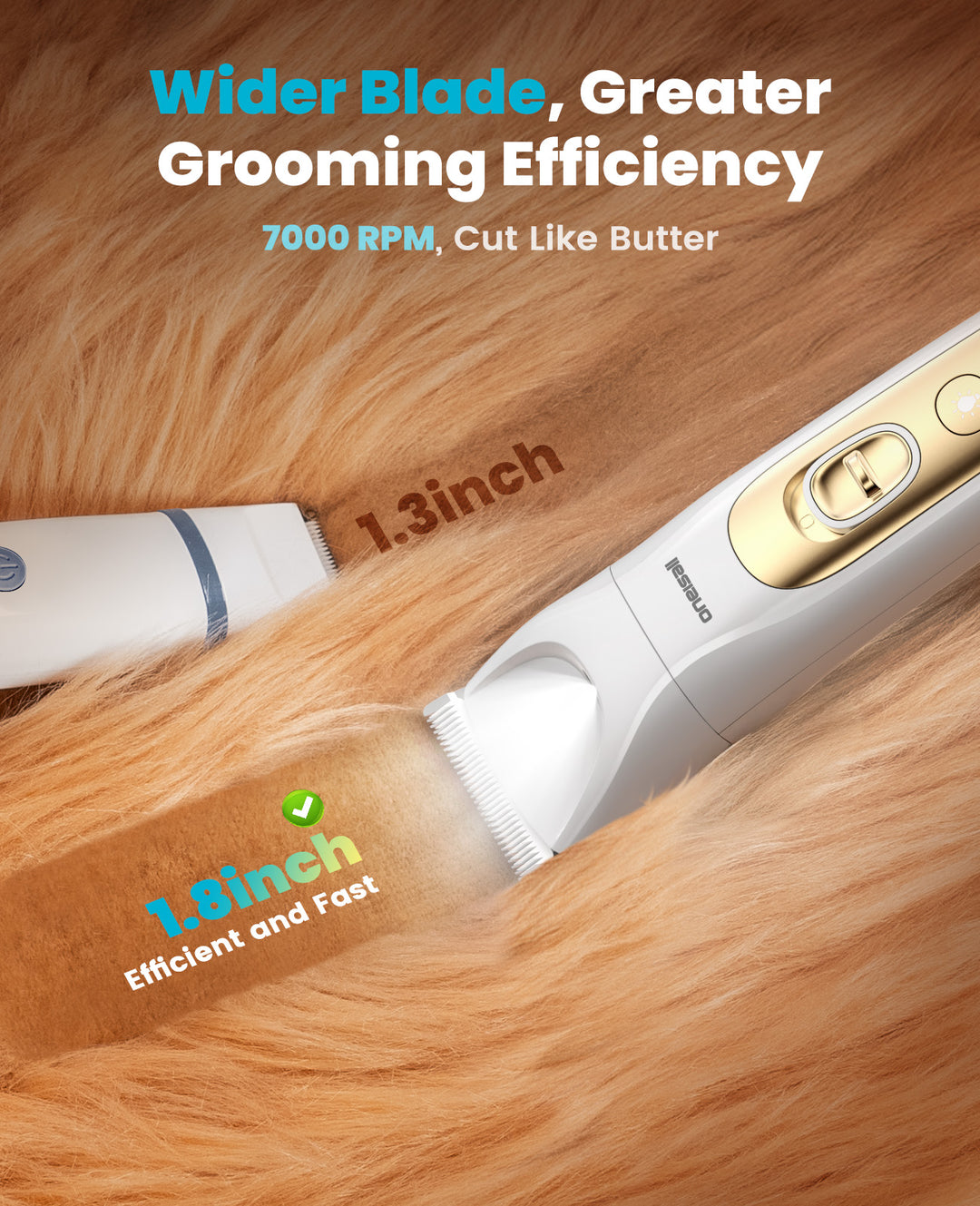 Oneisall FC10 4-in-1 Cordless Multi-Functional Pet Clippers