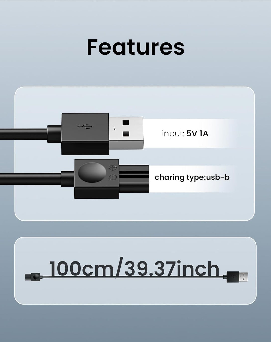 Oneisall YP-7268  Cat Clipper USB Charger Replacement
