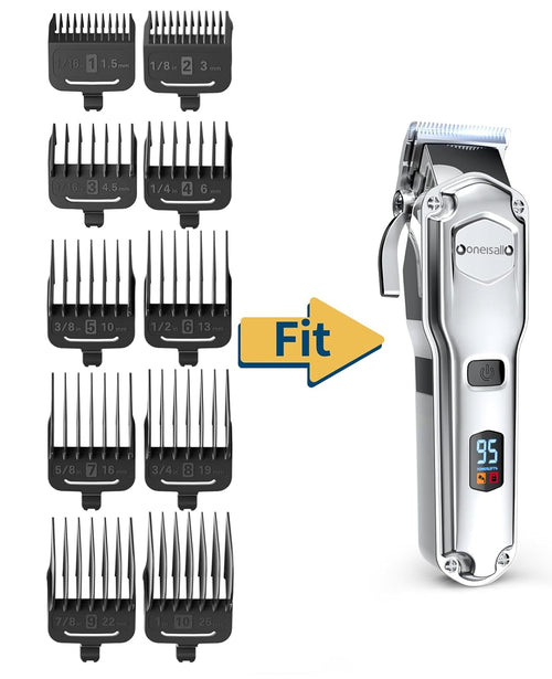 Oneisall RFC-676 Dog Clippers 10Pcs Guide Combs Replacement