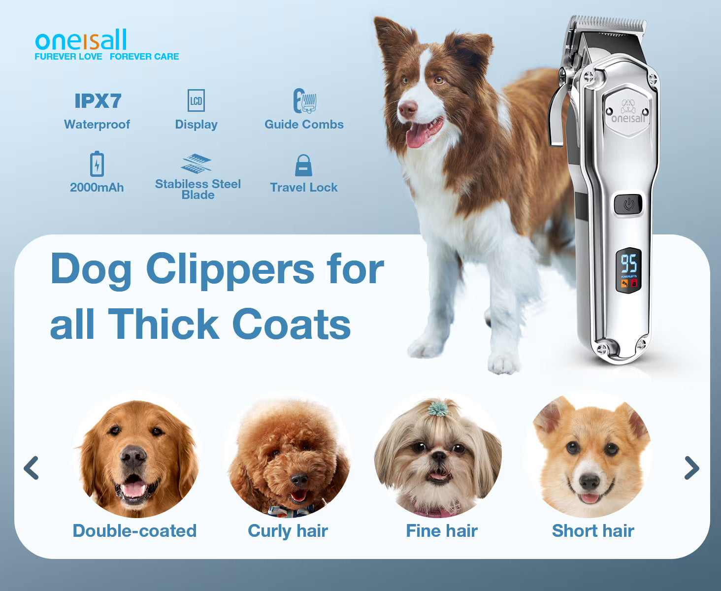 dog clipper for all thick coats