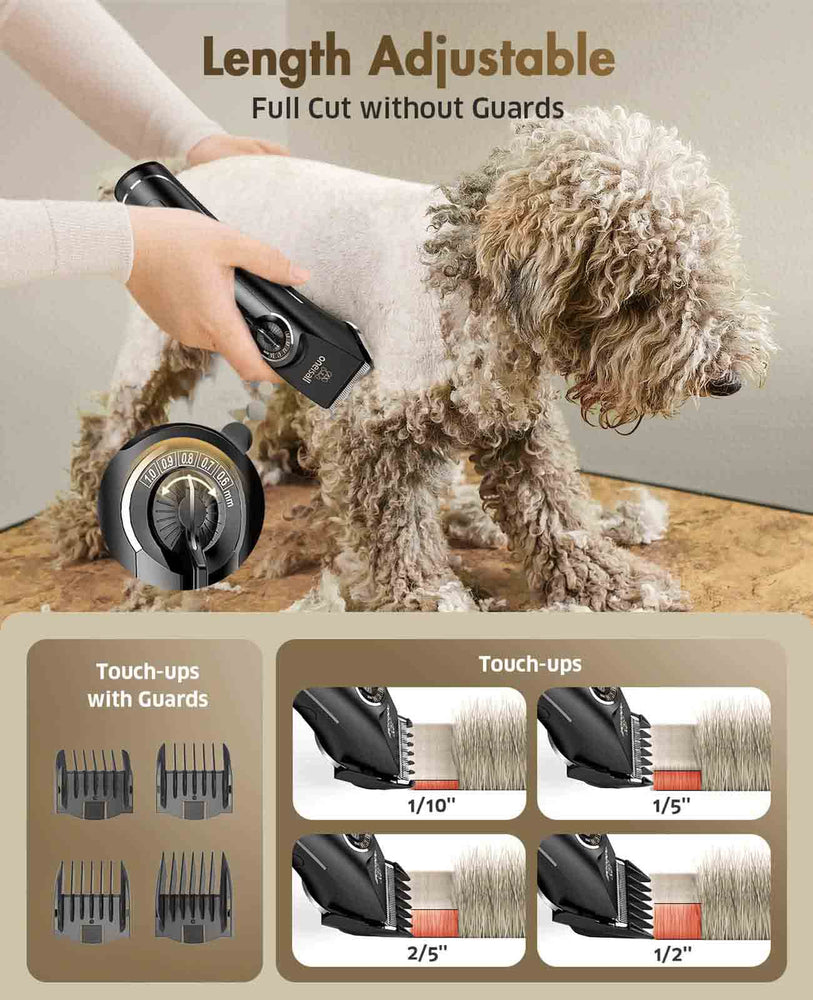 
                  
                    Tosatrici per cani Oneisall per la toelettatura di cappotti spessi, tosatrici per toelettatura per cani a basso rumore per impieghi gravosi per capelli arruffati-CP-9050
                  
                