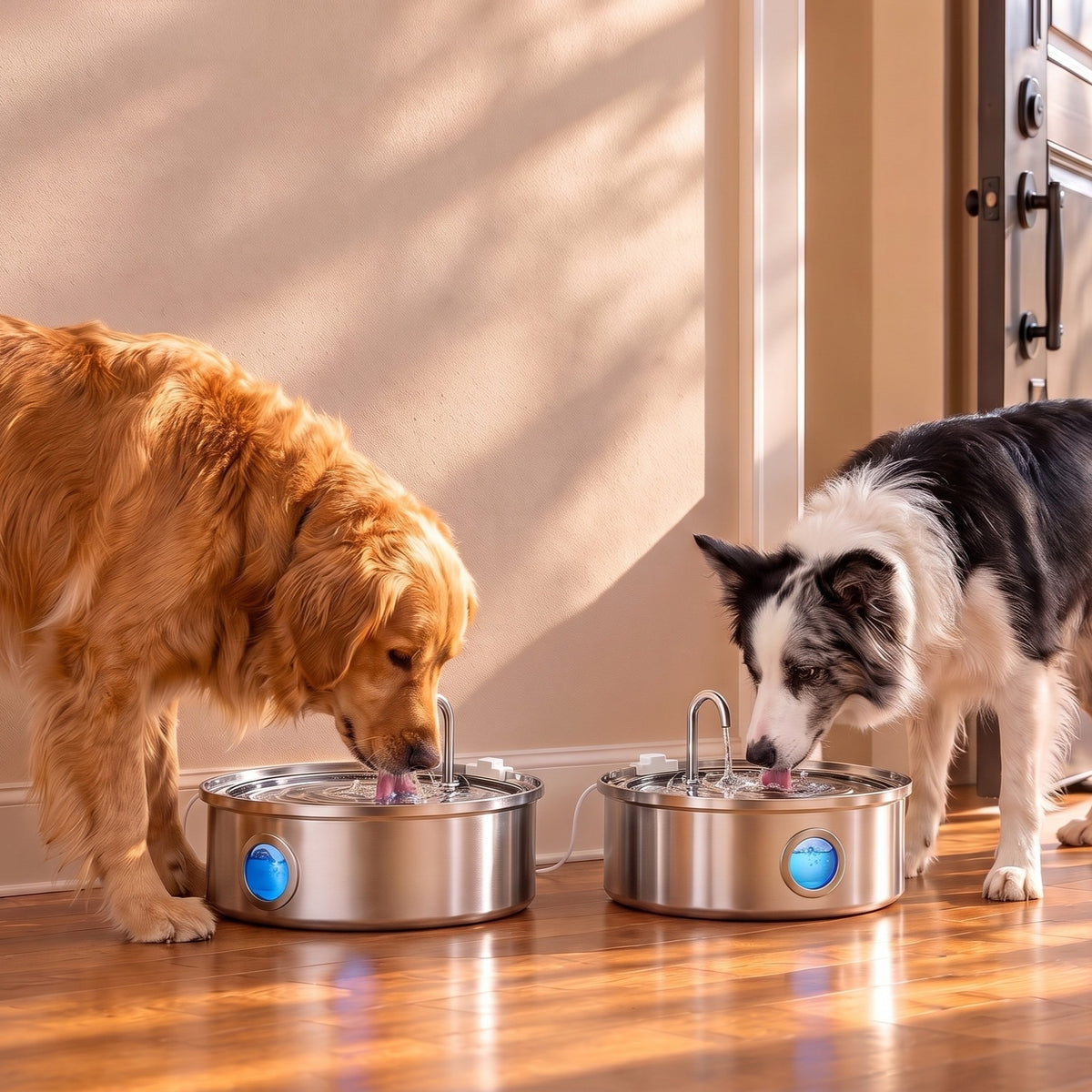 7L Water Fountain Set, 2-Pack