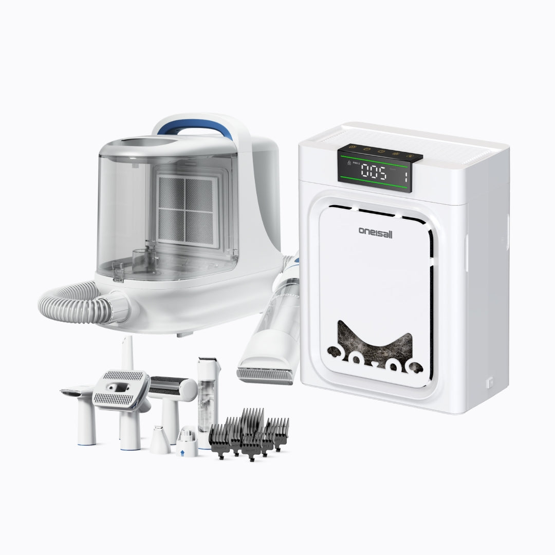 Oneisall BM3 13000Pa Super Strong Suction Dog Grooming Vacuum Kit