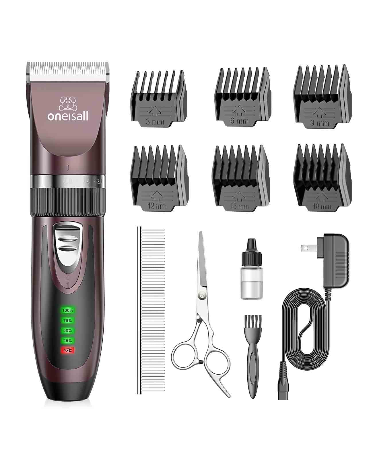 
                  
                    Oneisall X2 Low Noise Dog Clippers with Two Speeds
                  
                