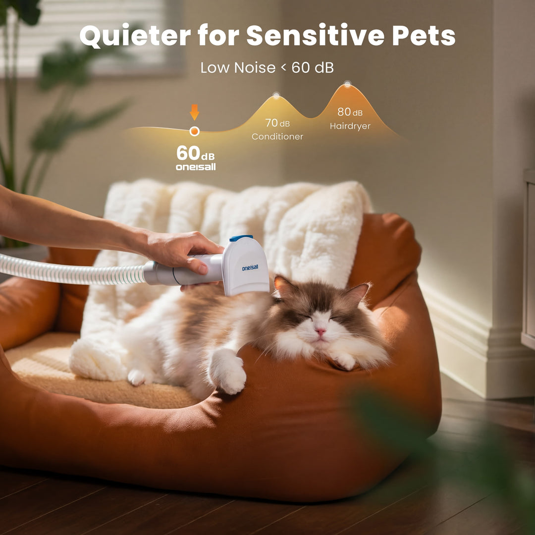 Oneisall Cozy C1 8-in-1 Pet Grooming Vacuum & Dryer Kit