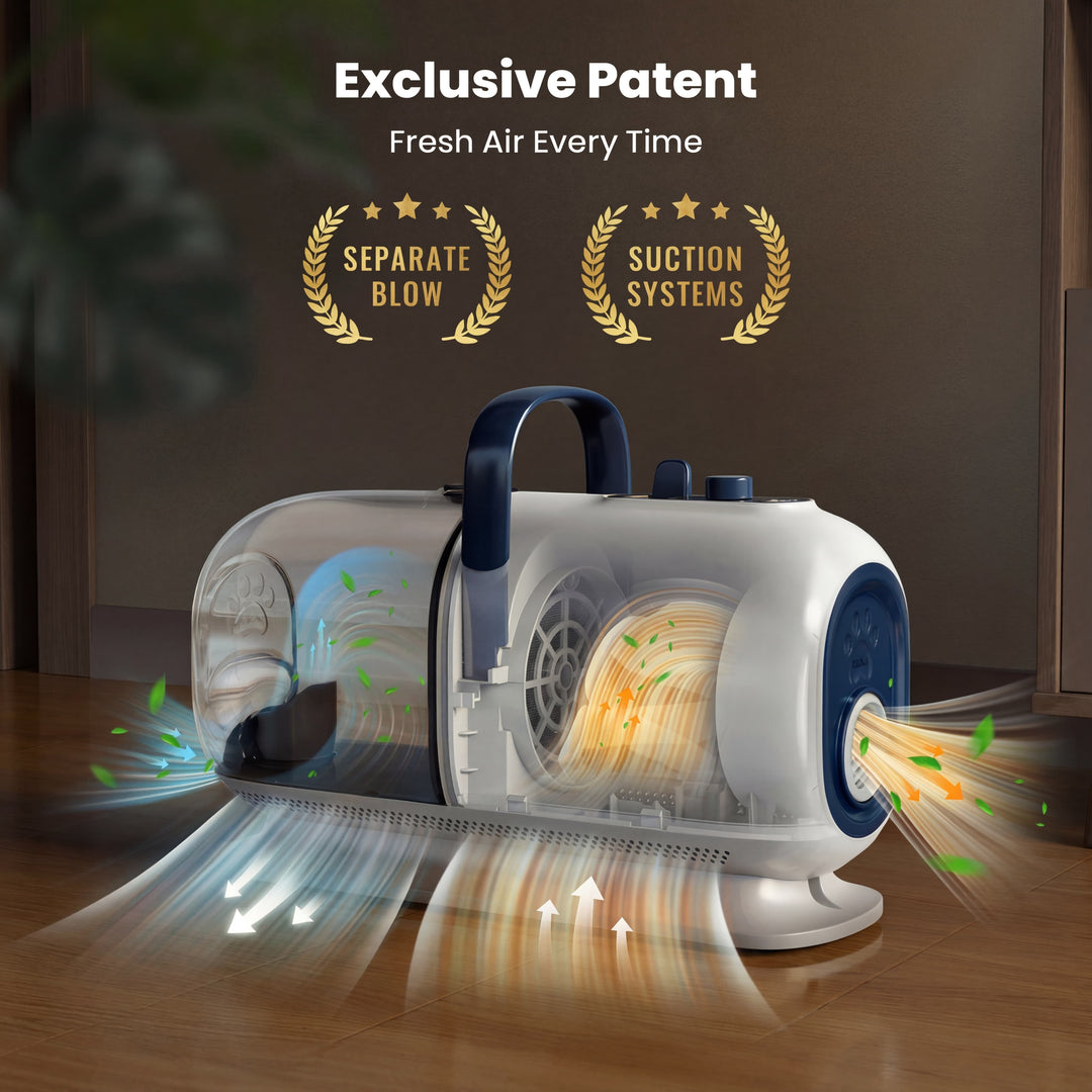 Oneisall Cozy C1 8-in-1 Pet Grooming Vacuum & Dryer Kit