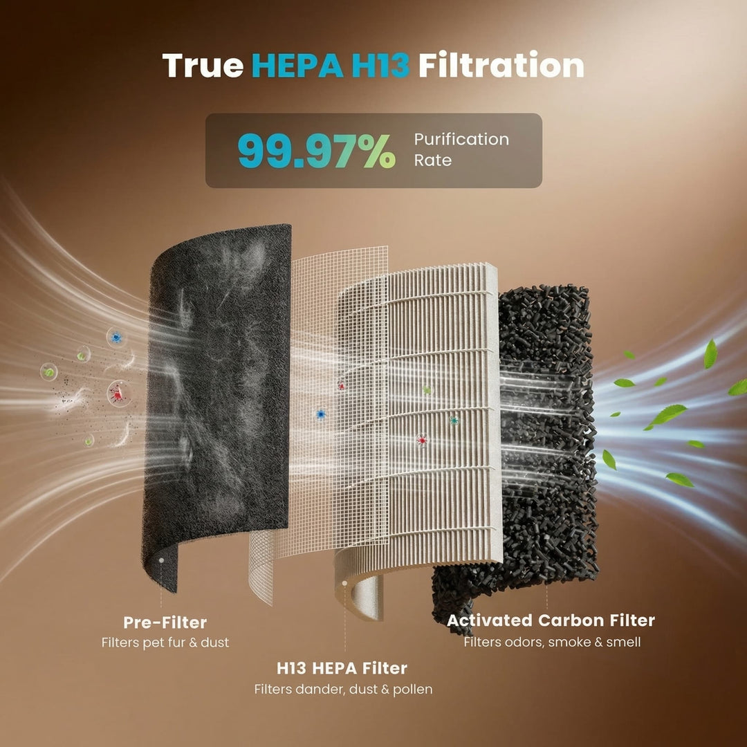 Oneisall Automatic Cat Litter Box & Pet Air Purifier Set