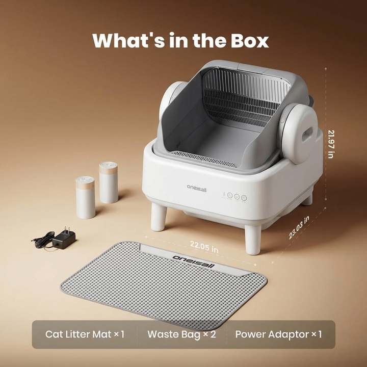 Cat Litter Box White