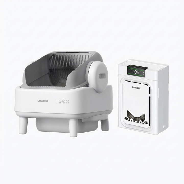 Cat Litter Box White