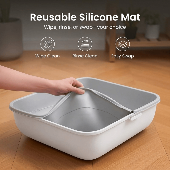 Cat Litter Box White