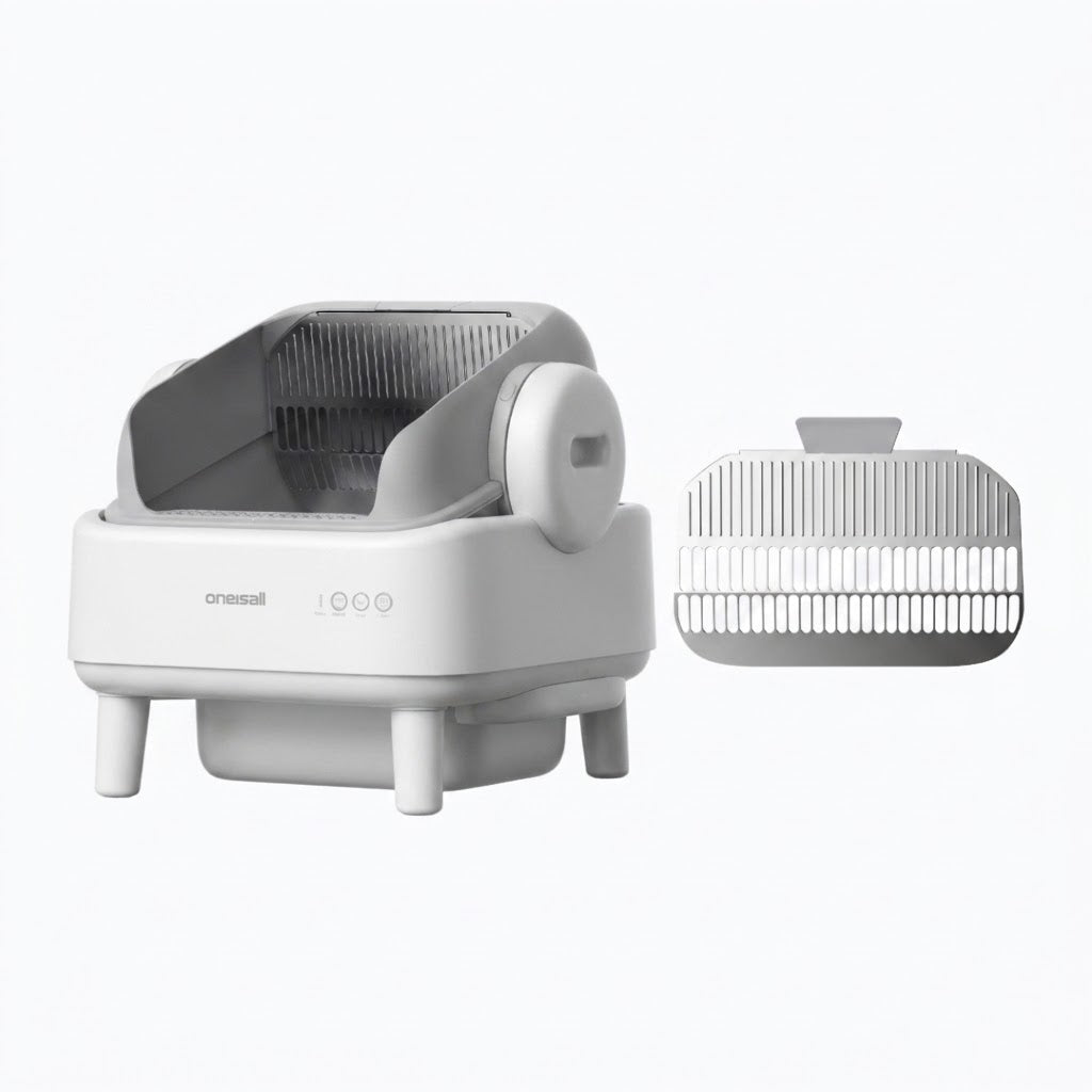 Oneisall Ease S1 Self-Cleaning Litter Box White