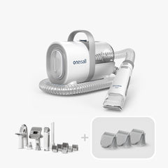 Oneisall LM2 Pet Grooming Vacuum Kit & 3 Blades Replacement Set