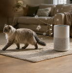 Cats avoid the unit: so fur never gets pulled in.
