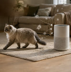 Cats ignore it. Fur never reaches the unit.