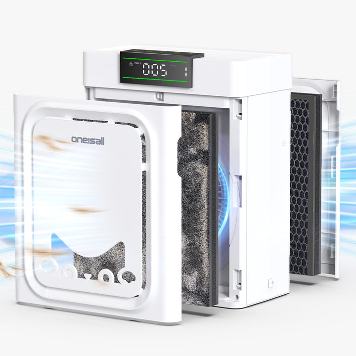 Oneisall  Air Purifiers for Home Pets with Double-Sided Inlet