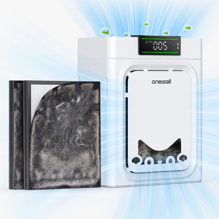 Oneisall  Air Purifiers for Home Pets with Double-Sided Inlet