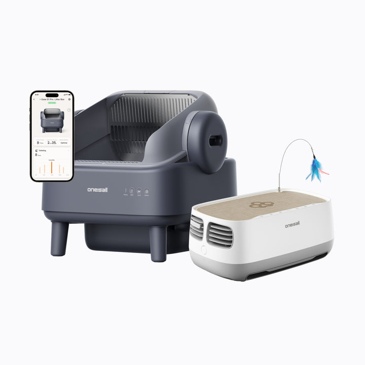 Oneisall 2-in-1 Cat Bed Air Purifier-ig