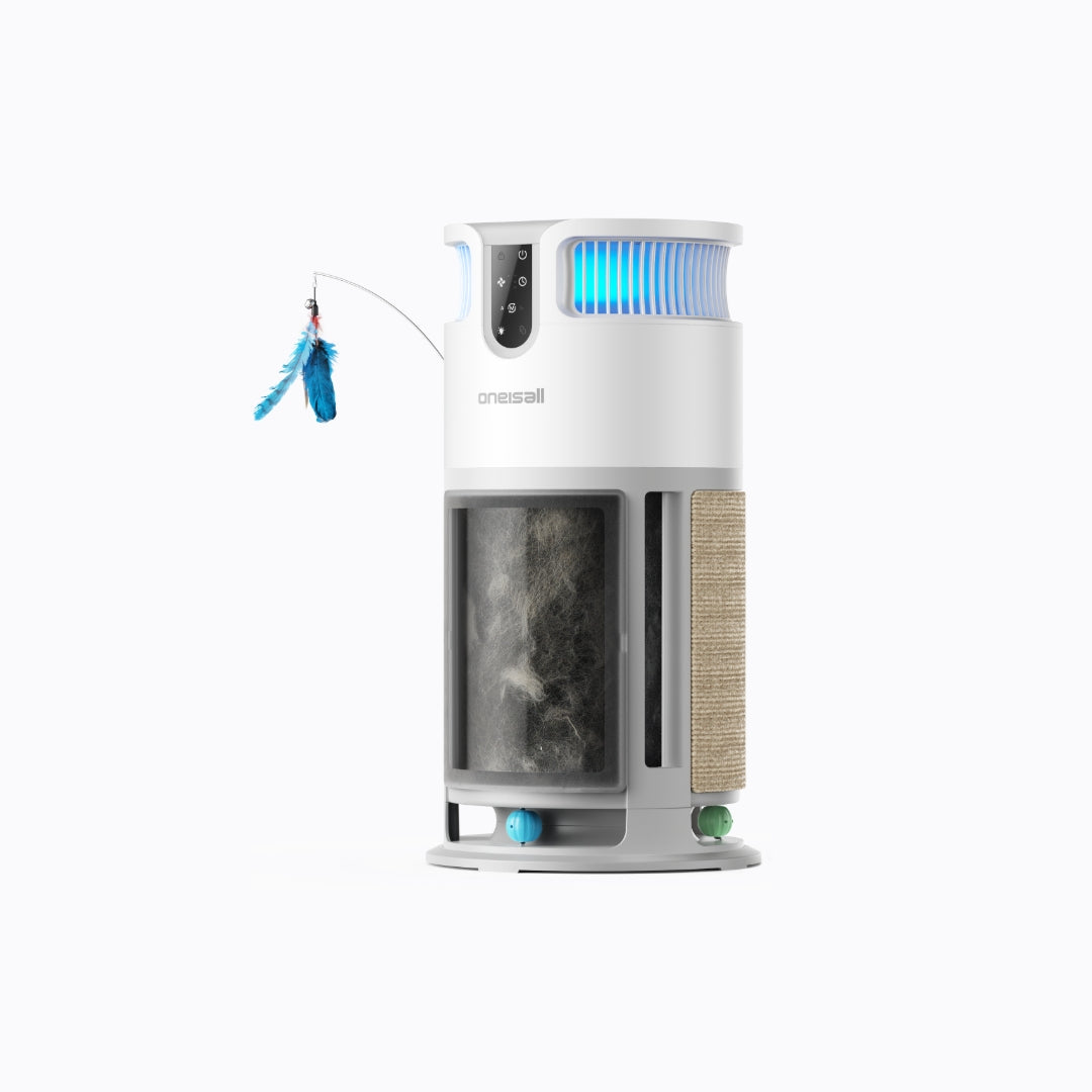 Pet Air Purifier for Homes with Pets – 360° Airflow, Removes Hair