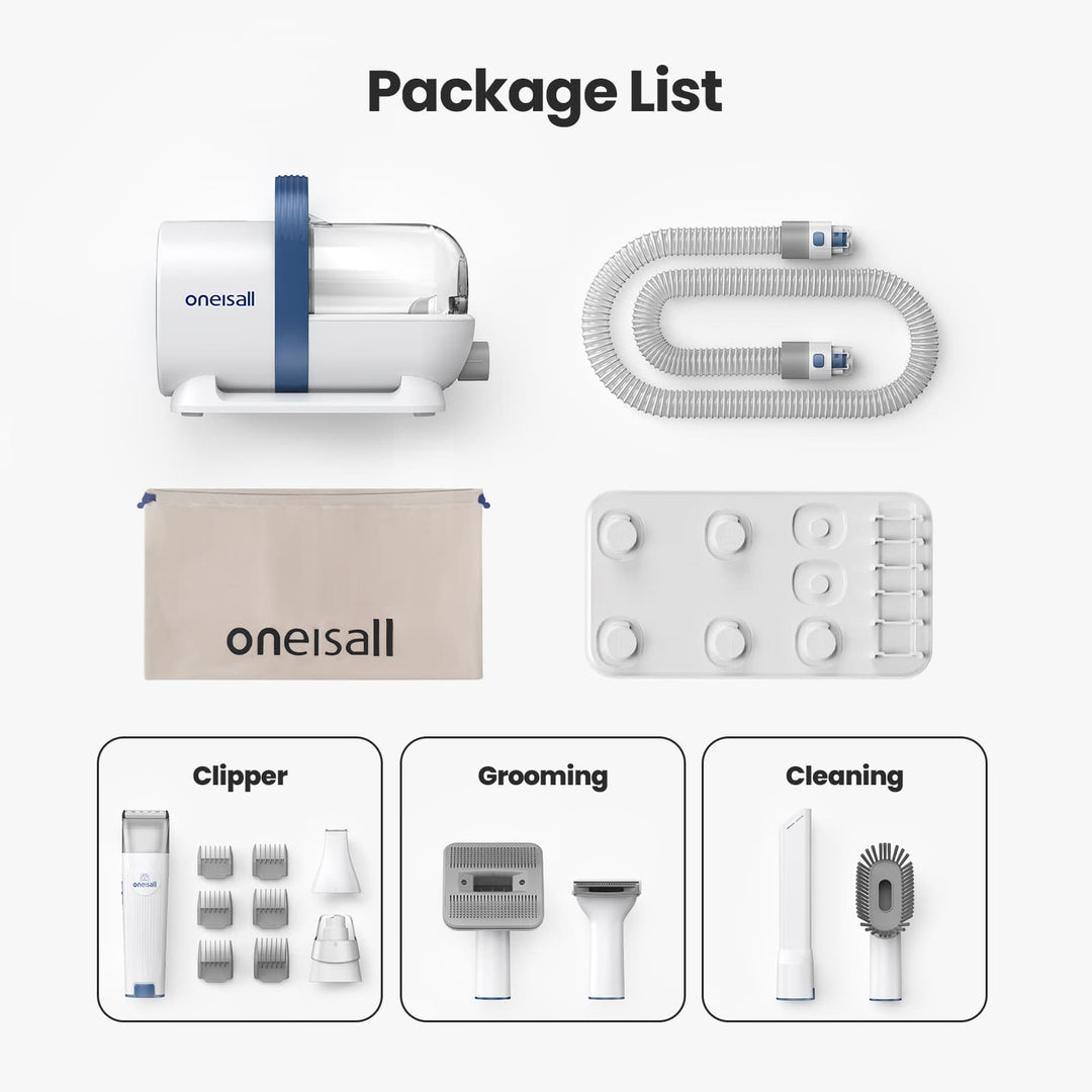 Pet Grooming Vacuum Kit