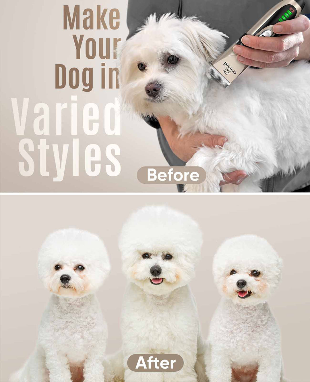 dog grooming clipper make your dog in varied styles