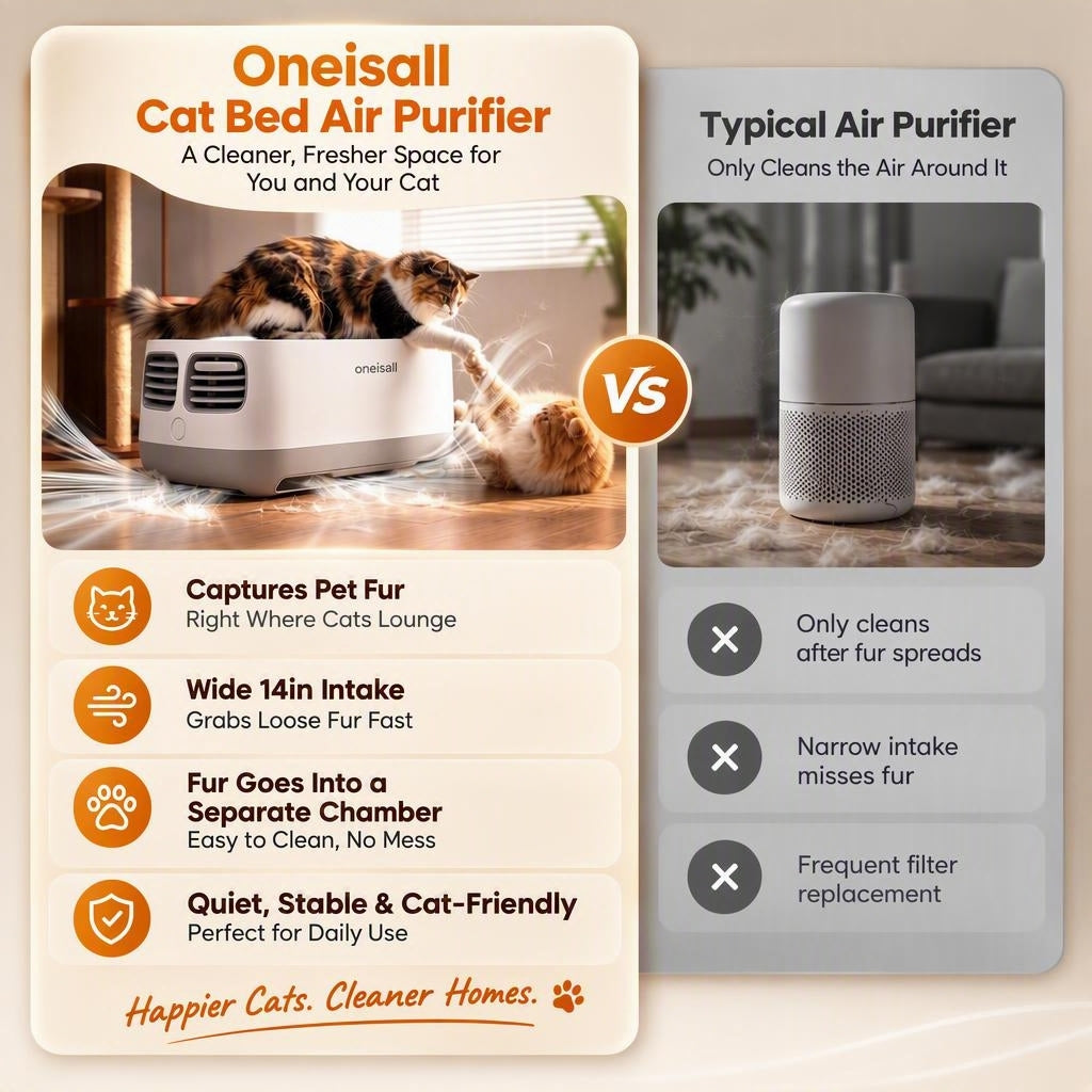 cat bed air purifier